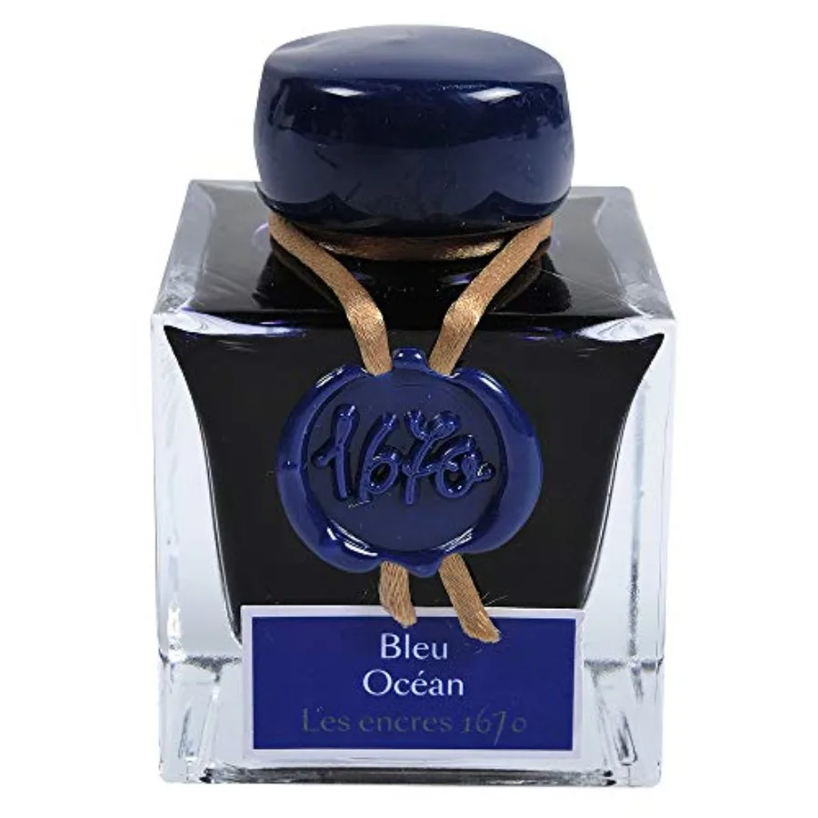 

Чернила J. Herbin 1670 Anniversary - Gold Sheen, 50 мл, в бутылке - Deep Ink