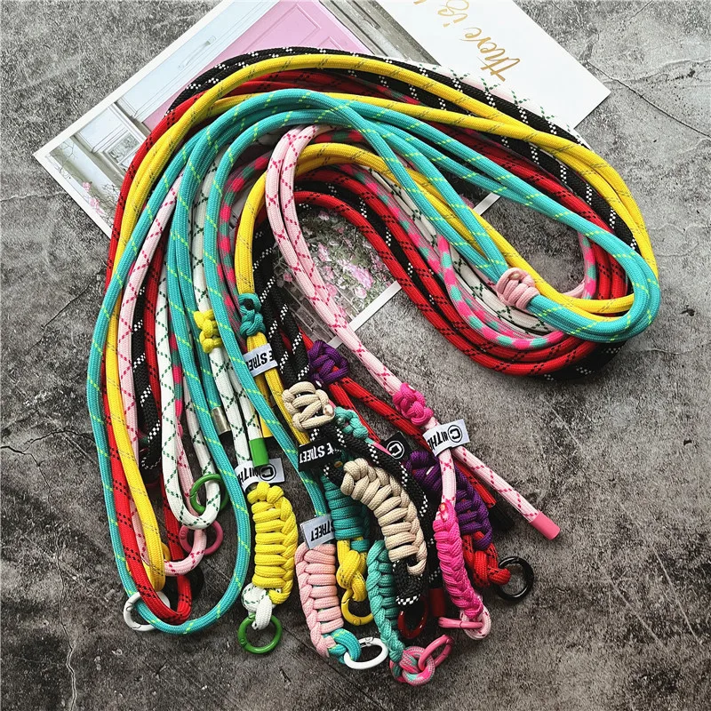 Lanyard for Phone Charm Contrasting Colors Straps for Mobile Pendant Crossbody Accessories for Hanging Cell Phones Rope for Card