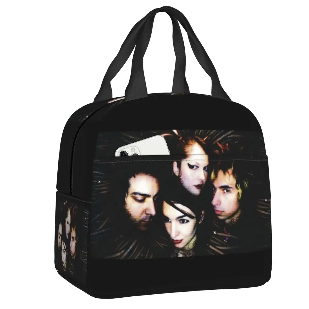 

Custom Mindless Hip Hop Punk Rock Self Indulgence Insulated Lunch Bags for Electro Resuable Cooler Thermal Bento Box Work