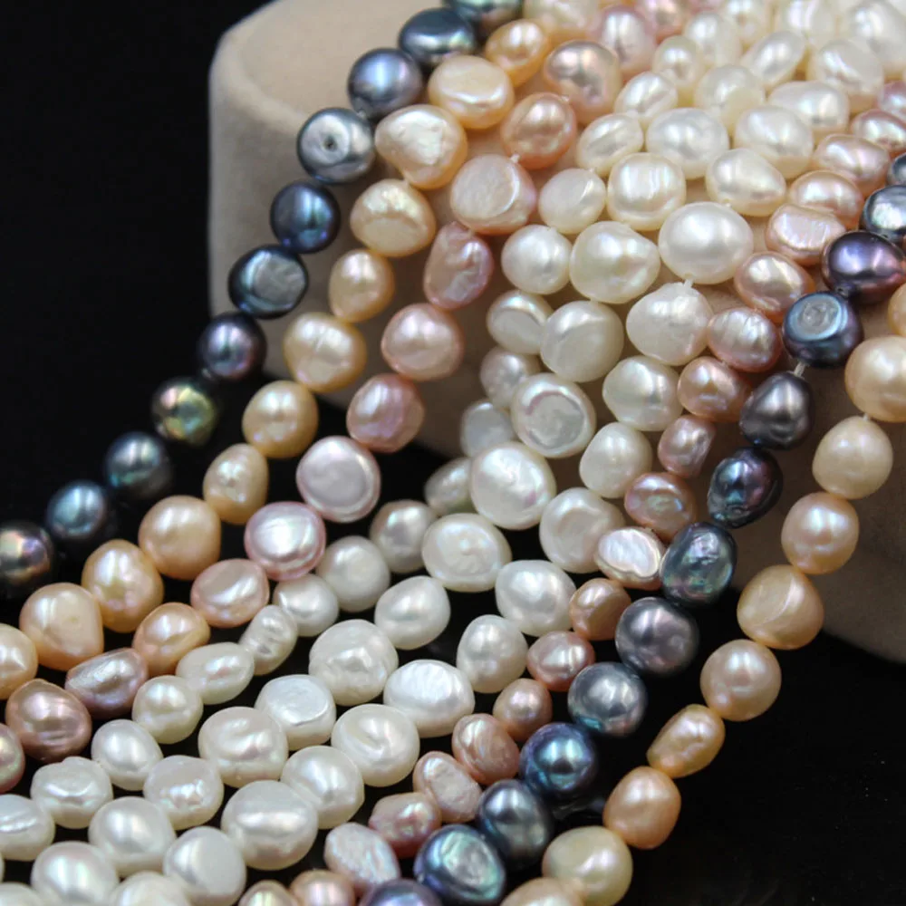 Higher Quality Baroque Pearls 4-9mm Natural Freshwater Pearl Loose Beads for Jewelry Making Supplies DIY Necklace Accessories