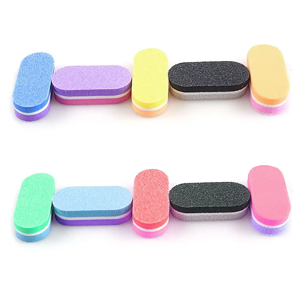 Grinding Sanding UV Gel Polishing Professional Mini Sponge Nail File Manicure Pedicure Tool Nail Filing Tools Nail Buffer Block