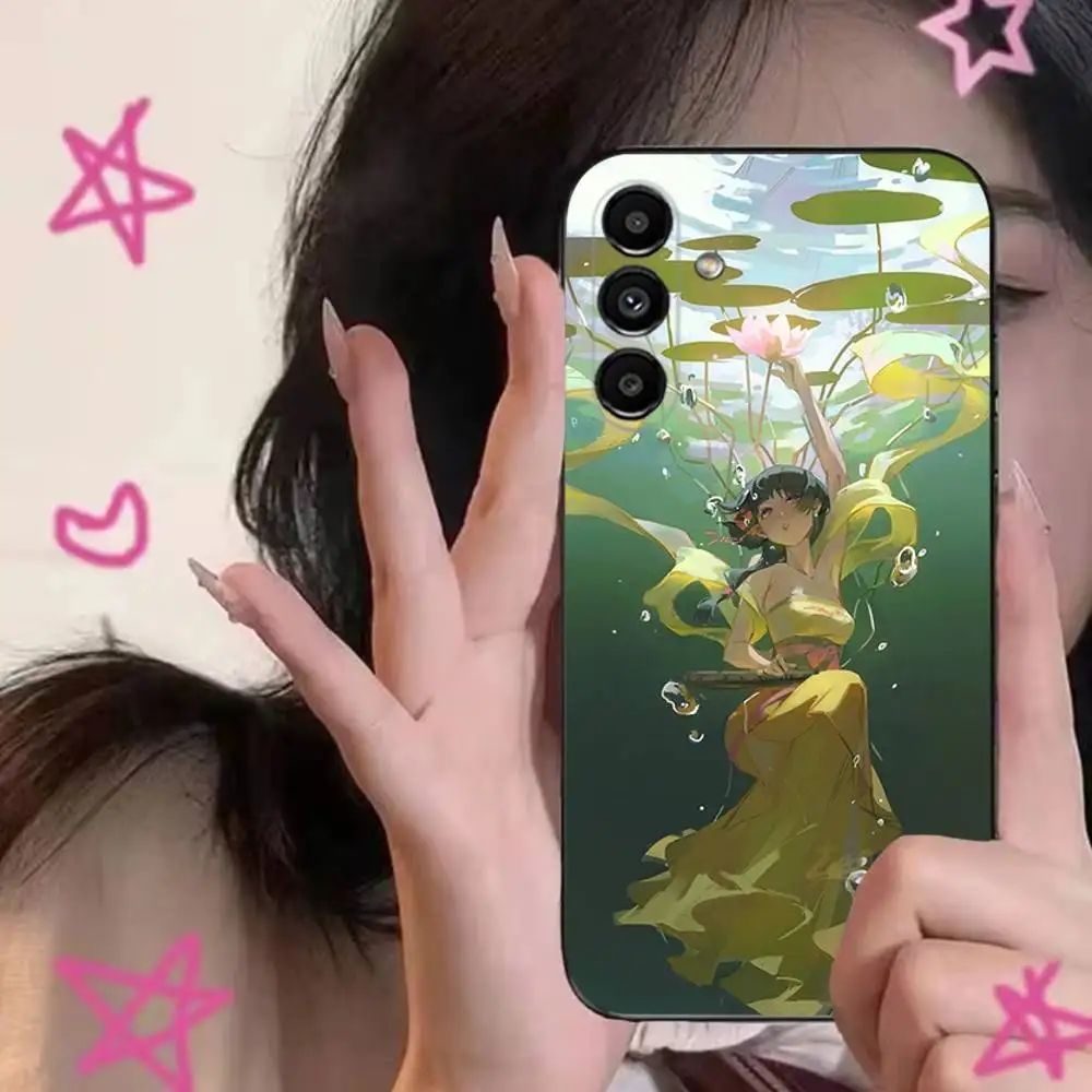 حافظة هاتف A- Apothecary D-Diarie-s لهاتف سامسونج S24,S21,S22,S23,S30,Ultra,S20,Plus,Fe,Lite,Note,10,9,5G غطاء ناعم أسود