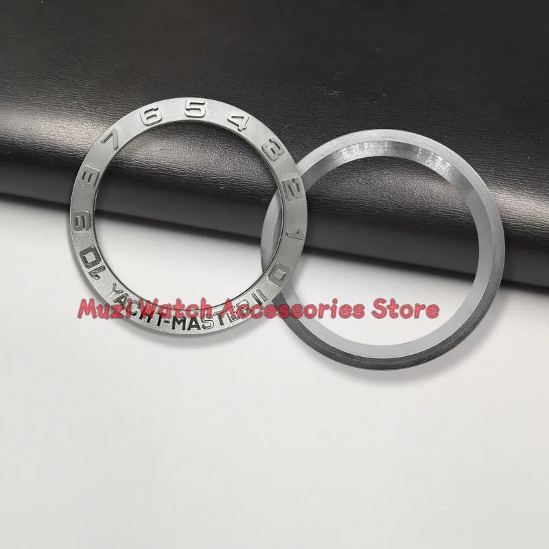 

Mod 41.9mm*33mm Metal Slope Stereoscopic Numbers Bezel Insert Fit for Rolex Yach Diving Watch Replacement Parts