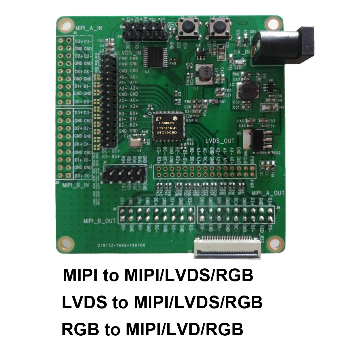 LT2911R-D(chip)-LT2911R-D is a high performance convertor which interconvertible between MIPI DSI/CSI-2/Dual-Port LVDS and TTL