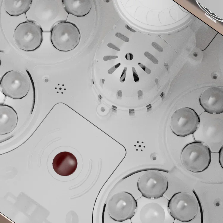 Infrared Electric Foot Massager Heated Foot Therapy Basin, Foot Therapy Basin with Bubble Function, Relax