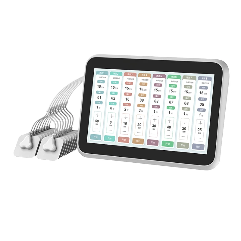 Portable Smart Body Abdomen Muscle Stimulator Massage Instrument Medium Frequency Therapy For Intermediate Level