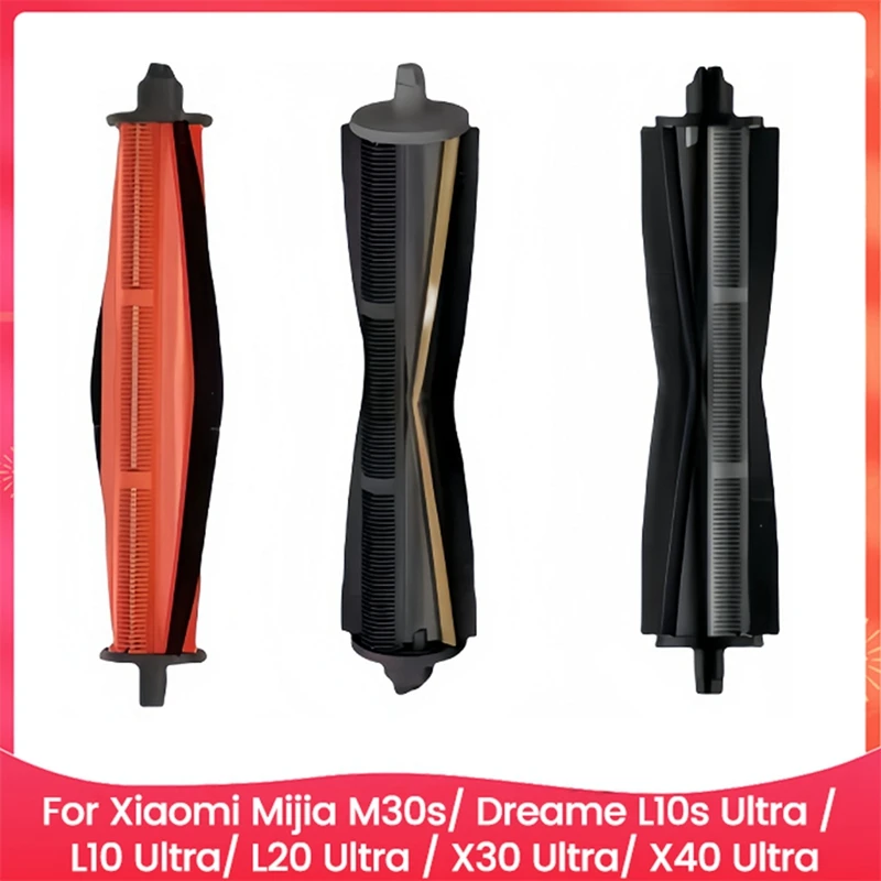 3PCS Roller Brush For Xiaomi Mijia M30s For Dreame L10s L10 L20 X30 X40 Ultra Vacuum Cleaner Replacement Parts