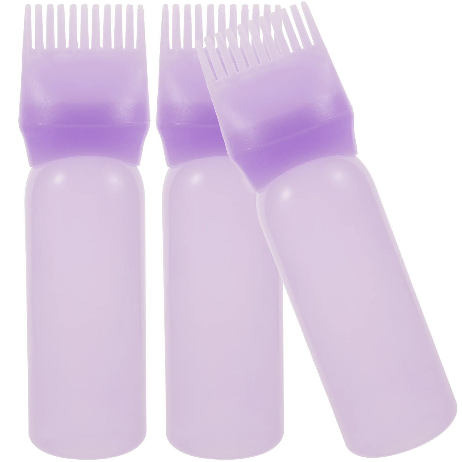 

3pcs Rosemary Water Applicator Water Applicator Root Comb Applicator Bottle Hair Perm Medicine Bottle Hair Applicator Bottle