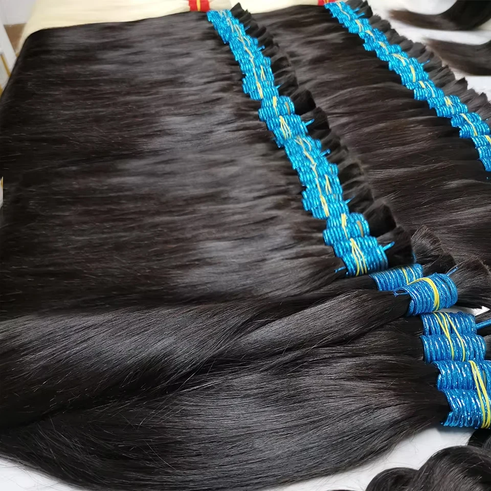 

Оптовая продажа, прямые необработанные человеческие волосы без утка, необработанные вьетнамские объемные человеческие волосы, натуральные черные волосы, плетение