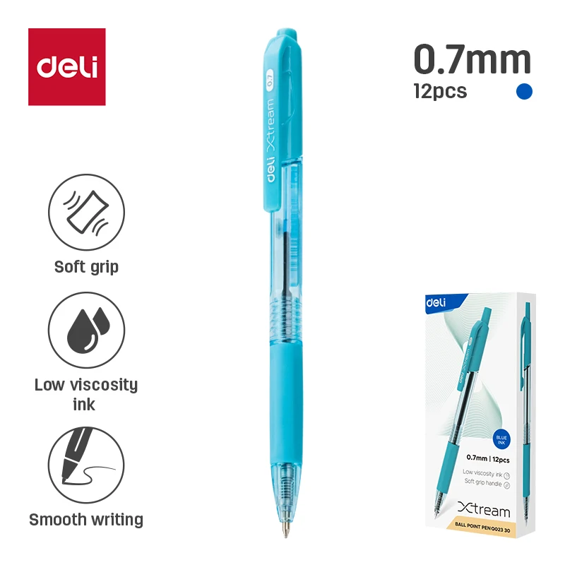 

12 шт./коробка, ручка шариковая, 0,7 мм