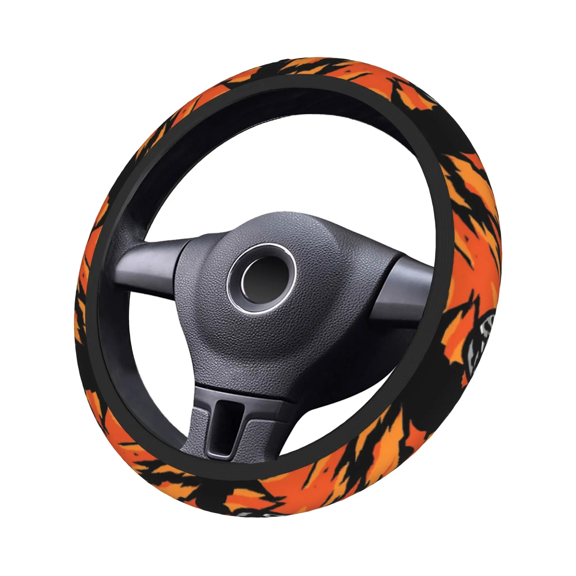Steering Wheel Covers Son Goku Dragon Ball Z Anti-slip Vegeta DBZ Braid On The Steering Wheel Cover Car-styling Accessories - view 4