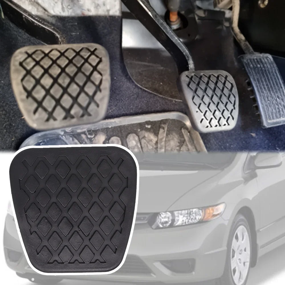 

For Honda Civic 9th 8th 7th gen 2001 2002 2003 2004 2005 2006 - 2017 Car Rubber Brake Clutch Foot Pedal Pad Covers Accessories