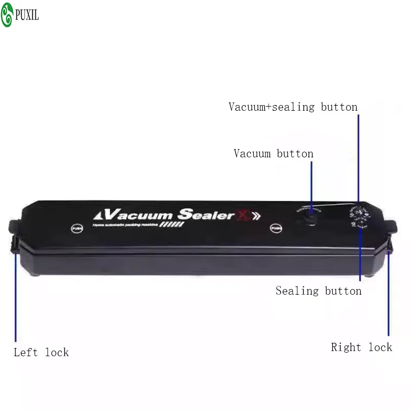 Portable Home Food Vacuum Sealer Preservation Packaging Storage Kitchen Electric Vacuum Sealer