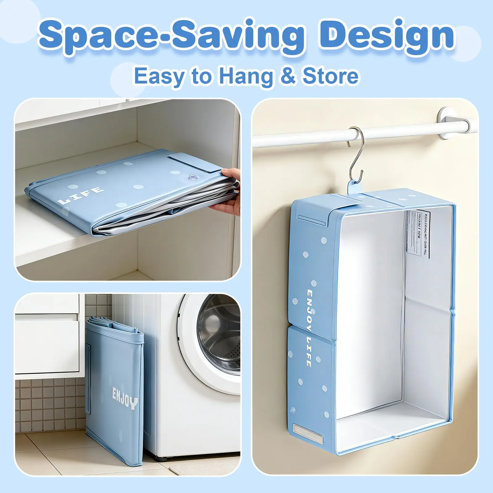 Toddler Bath Tub for Shower, Foldable Baby Bathtub, Portable Kids Bathtub & Collapsible Bathtub for Toddlers 1-8, Infant Newborn