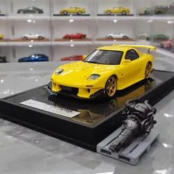 Polar Master RX7 comes with engine limited edition simulation resin car model 1:18