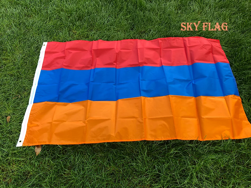 SKY FLAG 90*150cm Armenia flag Banner Hanging polyester National flag Home Decoration flag banner