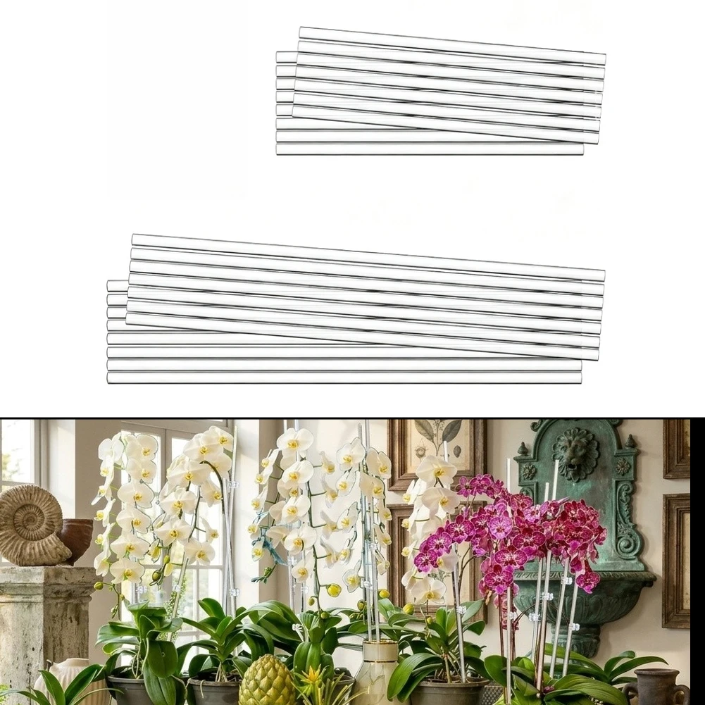 Garden Plant Stakes Set 11/16 Inch, Support For Potted Plants Growing, Reliable Plant Care Accessory For Home Garden
