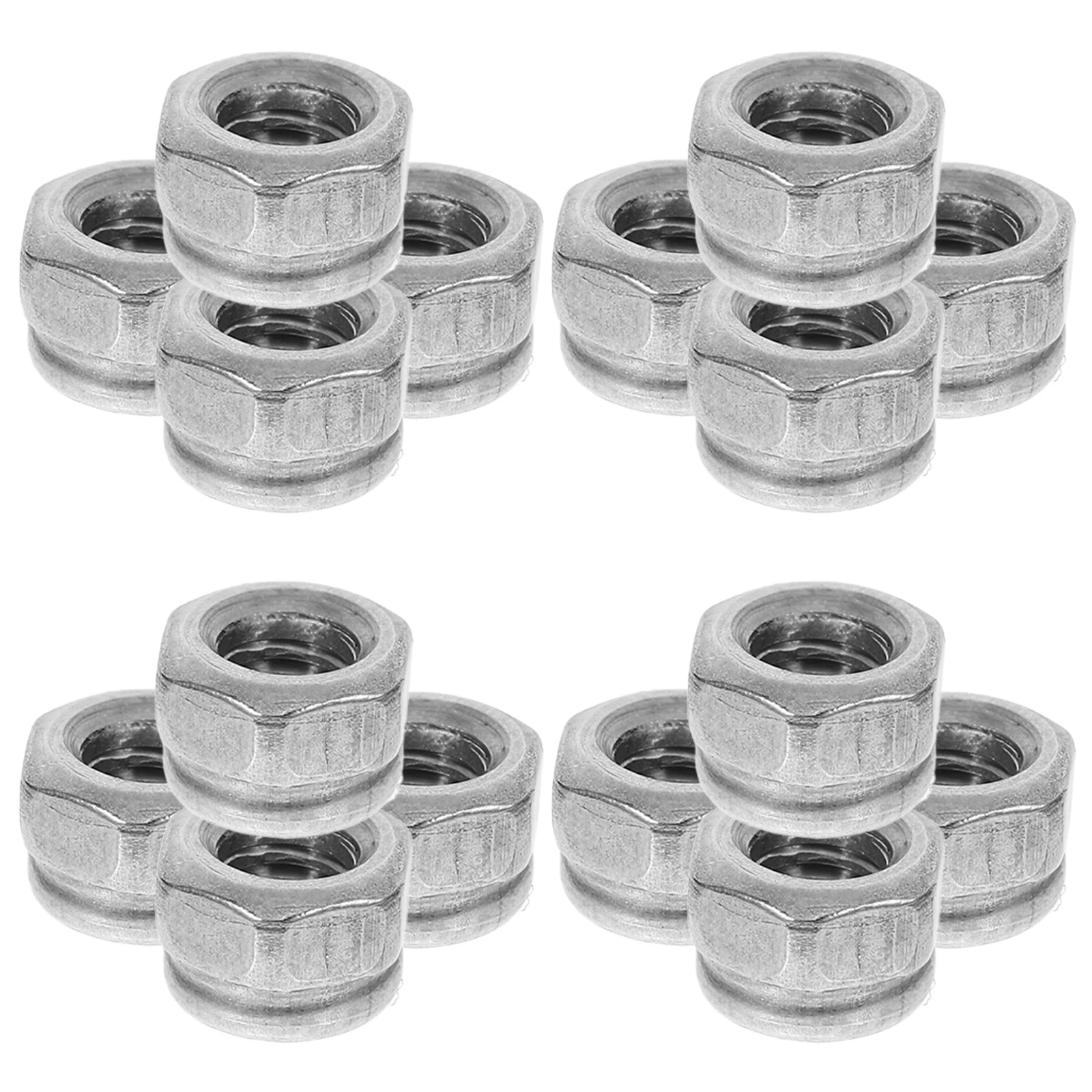 

100pcs M6 Nuts 304 Stainless Steel Nuts 304 Stainless Steel Nylon Fasteners for Machinery Furniture Electronics Hardware