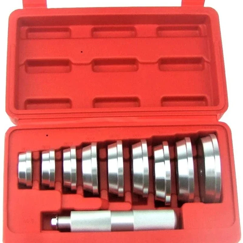 10pc eixo bucha rolamento corrida & selo remoção/instalar driver conjunto de ferramentas mestre