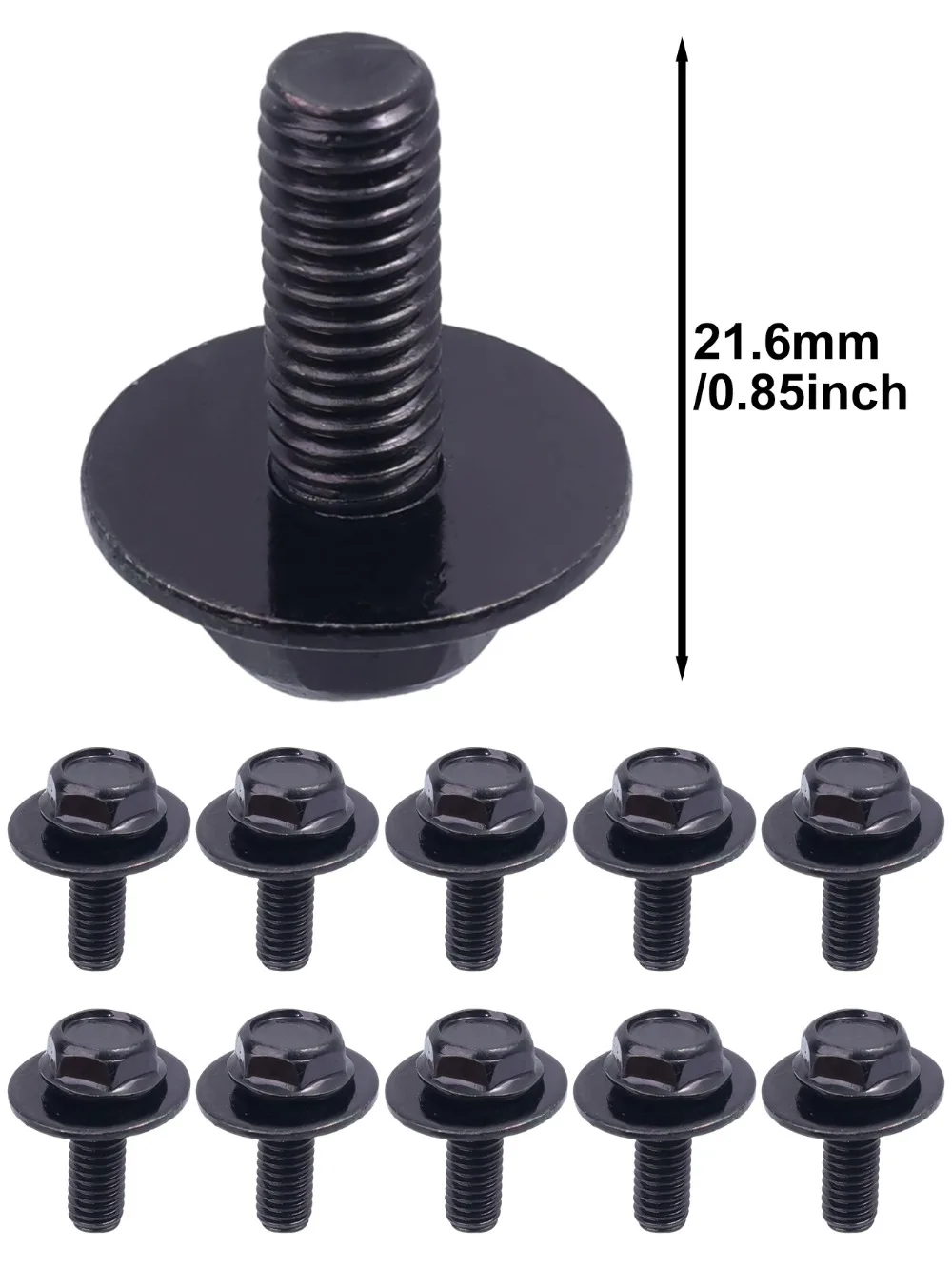 Karosserie-Schrauben U-Typ Mutternclips M6 Automobil-Stoßstangen-Kotflügel-Nieten Motorabdeckung Unterboden-Spritzschutz-Schrauben-Clips – Detail 8