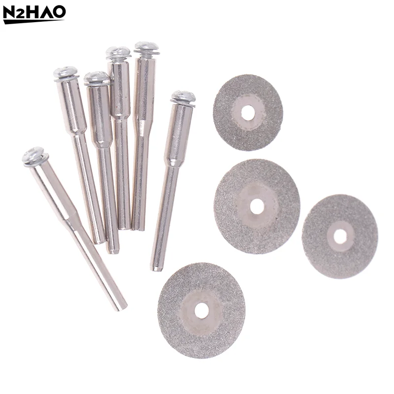 10pcs Mini Sharp Diamond Cutting Rotary Tool Cutting Discs With Holes DIY Tools Accessories
