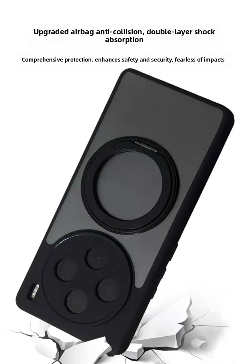 VIVO X300 Pro用ケース ハードケース リングスタンド付き マグネット式保護バックカバーケース VIVO X300 X200 Pro Mini X200 Ultra用シェル