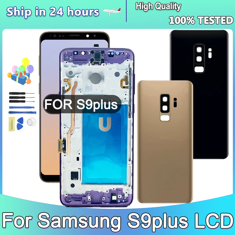 

TFT For Samsung Galaxy S9 Plus G965 G965F G965U LCD Display Touch Screen Digitizer with Frame For Samsung S9 plus LCDReplacement