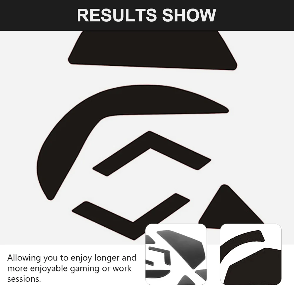 

2Sets Wireless Mouse Skates Replacement Feet Smooth Glide Reduce Grip Fatigue Improve Accuracy for Gaming Computer Mouse