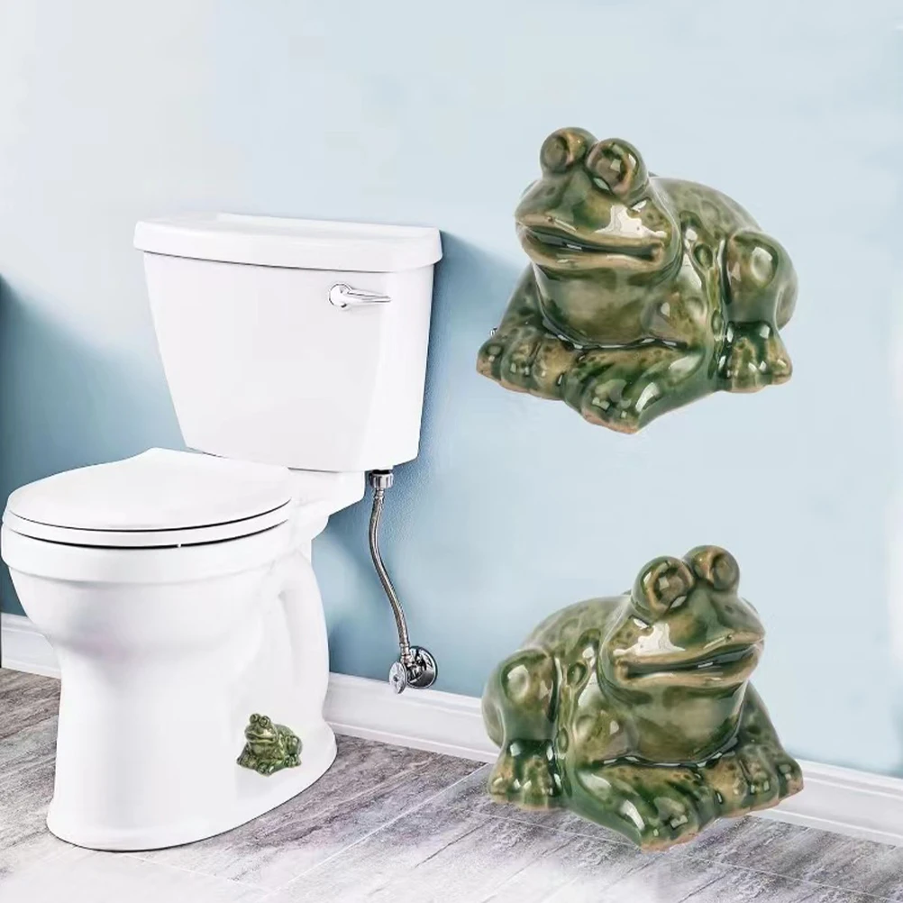 

Adorable Frog Toilet Bolt Cap Cover Durable Universal Push-on Caps for Toilet Bowl Mounting Repair Push-on Bolt Caps