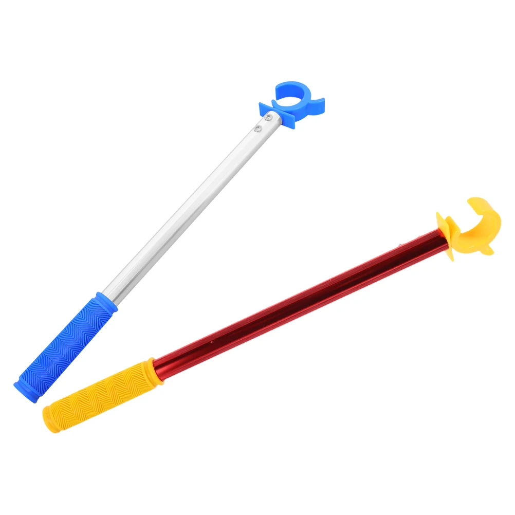 

2pcs Window Openers Telescoping Pull Pole Adjustable Length Material Bedroom Living Room Kitchen School Curtain Opener