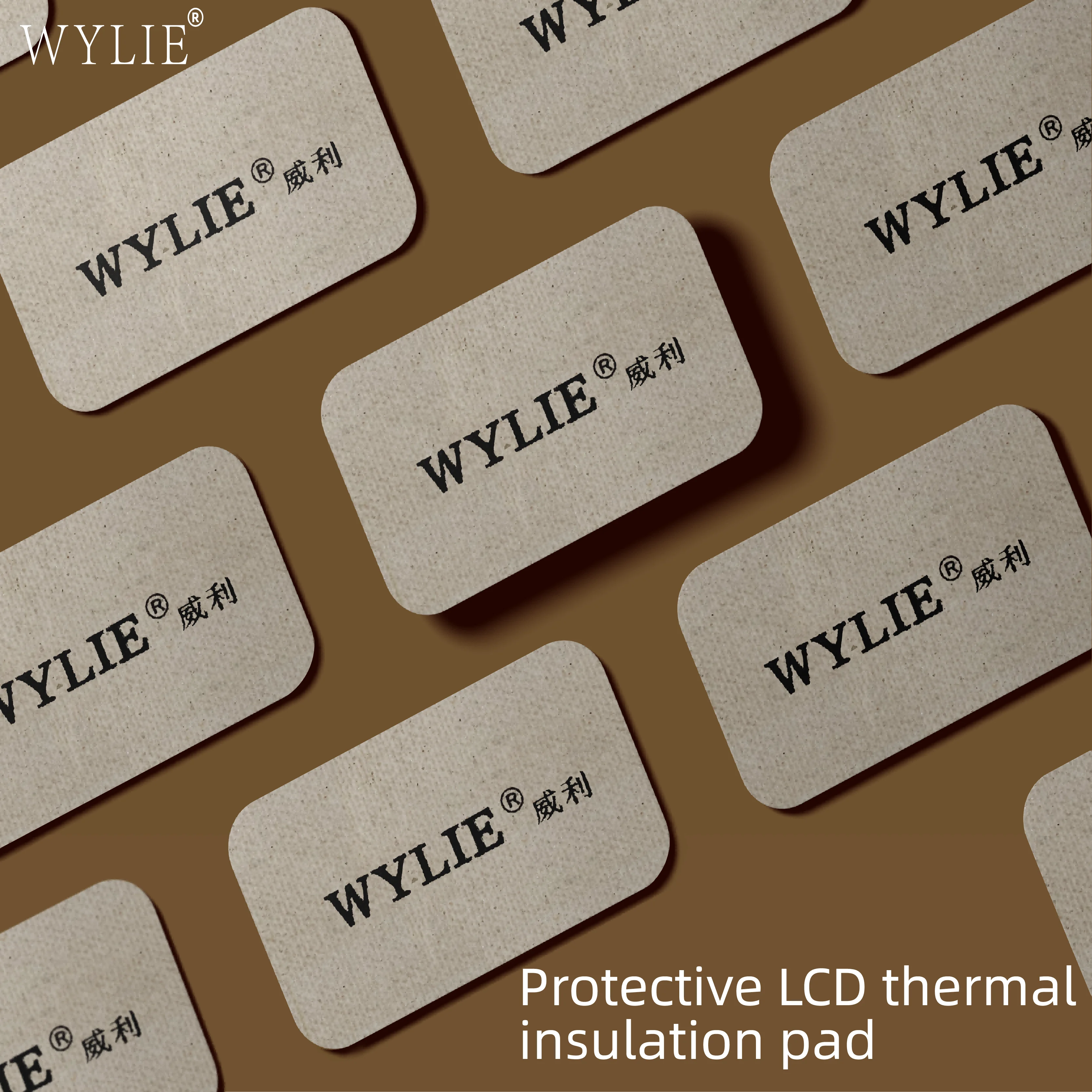 WYLIE WL-891 0.3 ミリメートル保護液晶断熱パッド 10 個携帯電話修理画面保護 IC 移植ツール