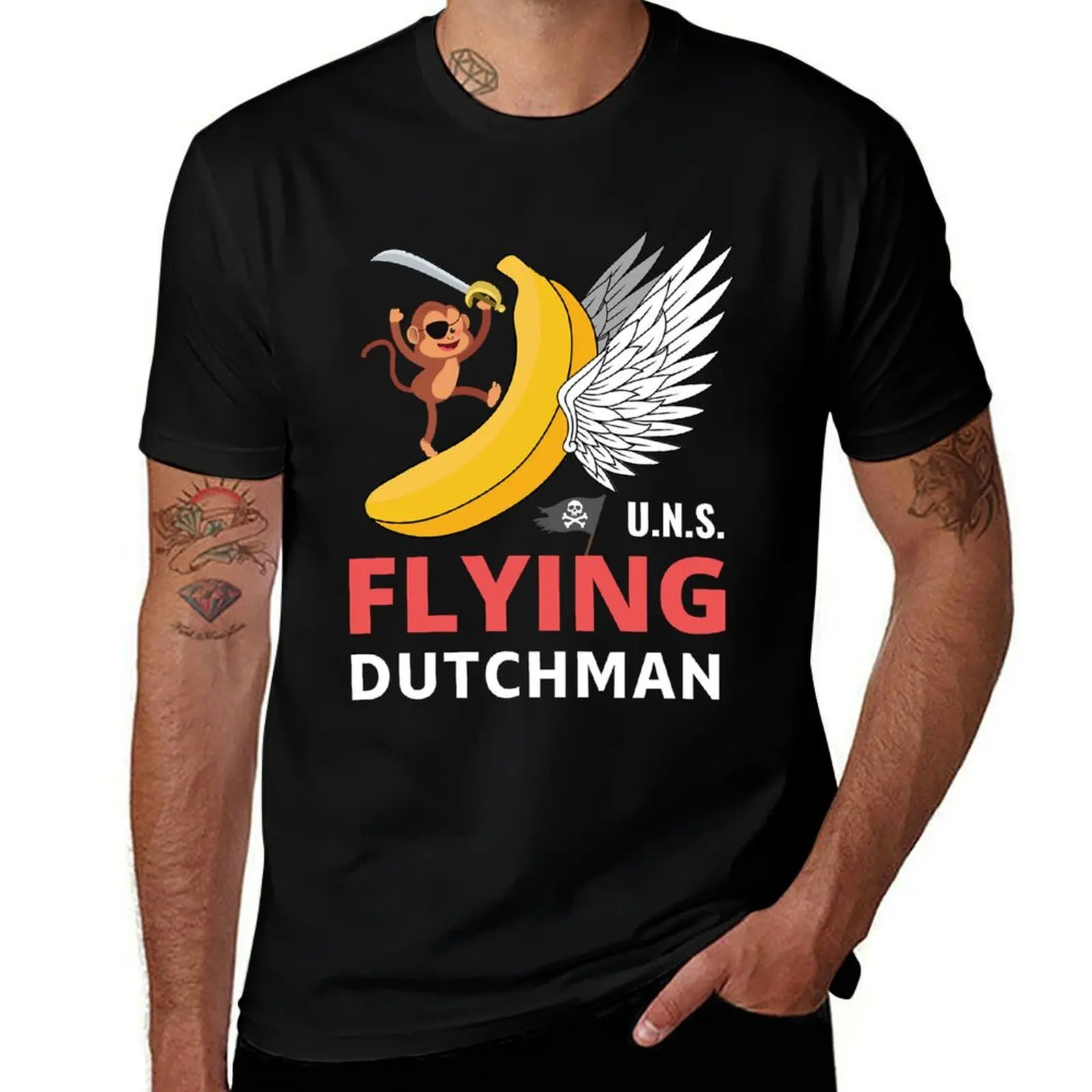 UNS Flying Dutchman - Expeditionary Force - Shirt. T-Shirt hippie clothes anime blacks Short sleeve tee mens designer t shirt