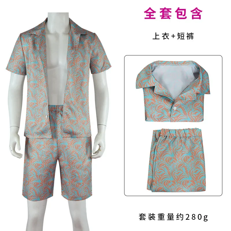 ZA01 فيلم باربي الأميرة كين تأثيري حلي مارجوت روبي زي السراويل العليا مجموعة هالوين زي الفيلم UniformZa0@