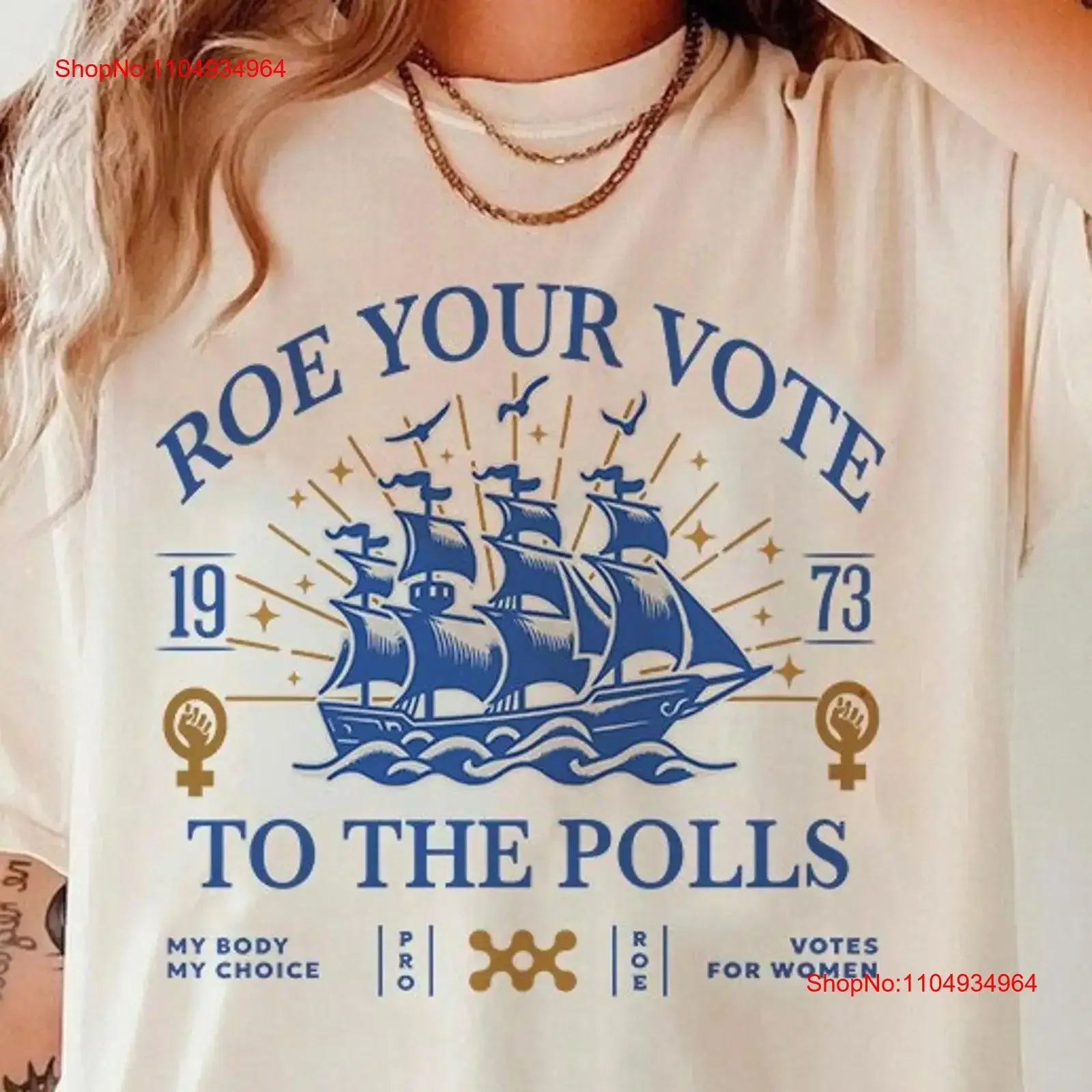 قميص روك للتصويت على قميص polls v wade pro اختيار جسمي مثل أنه 1973 smash patriarchy Vintage مغسول قليلاً