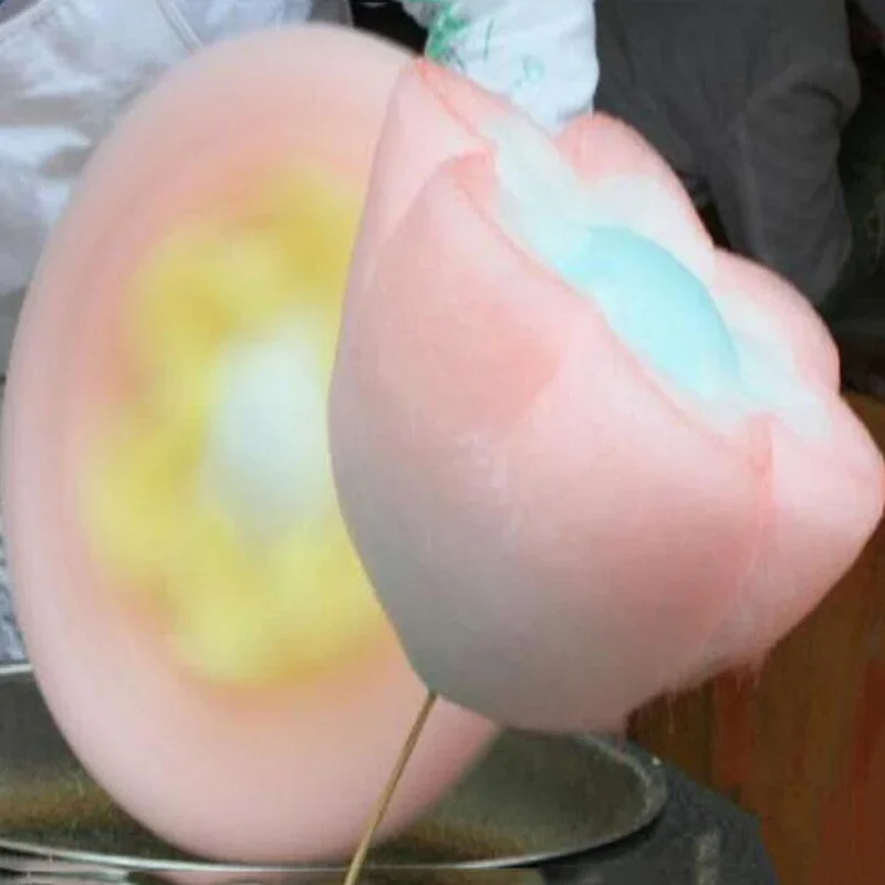 Gas Type DIY Sweet Cotton Candy Machine Fancy Brushed/electric Gas Cotton Sugar Floss Machine Girl Boy Gift Children's Day  1pc