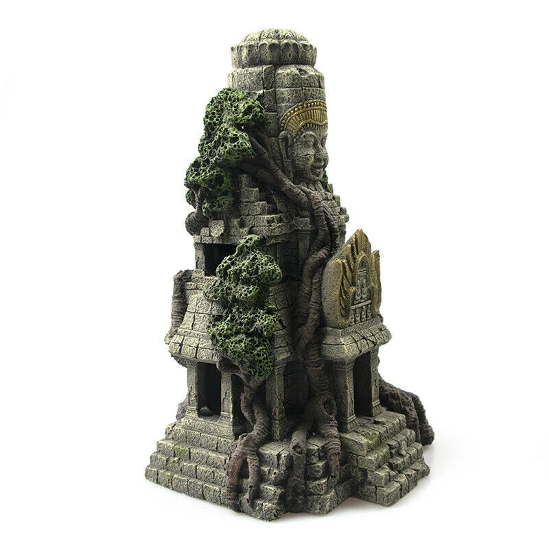 가정용 수족관 장식, 고대 석상, 부처 송진 인형, 수족관 장식, 어항 수족관 장식 액세서리