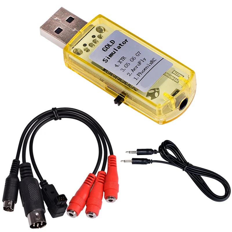 30 в 1 RC USB симулятор полета с кабелями для G7/G6 Phoenix 5,0 серии Aerofly FMS VRC FPV гоночный дрон радиоуправляемый квадрокоптер