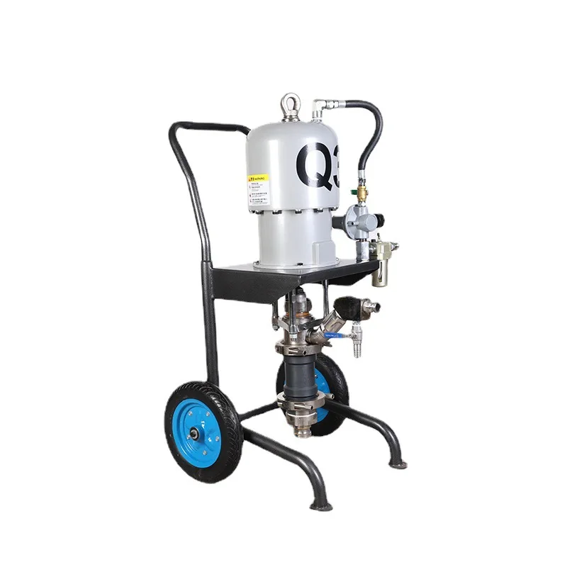 Q3 pneumatic mortar machine, high-pressure and high-power real stone paint fireproof material spraying machine