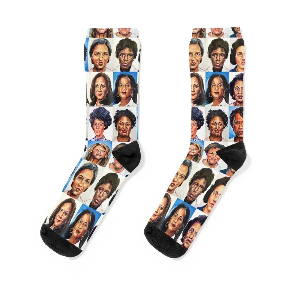 

Sheroes Rise Socks anime man with print designer Ladies Socks Men's
