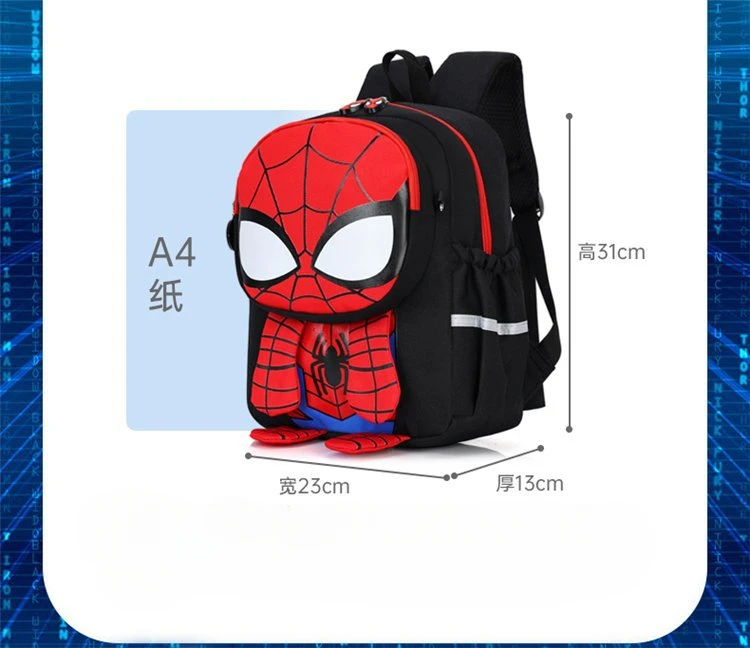 Disney cartoon Avengers Spider-Man boys School Bag New Kindergarten Baby Children\'s Small Backpack Cute Backpack