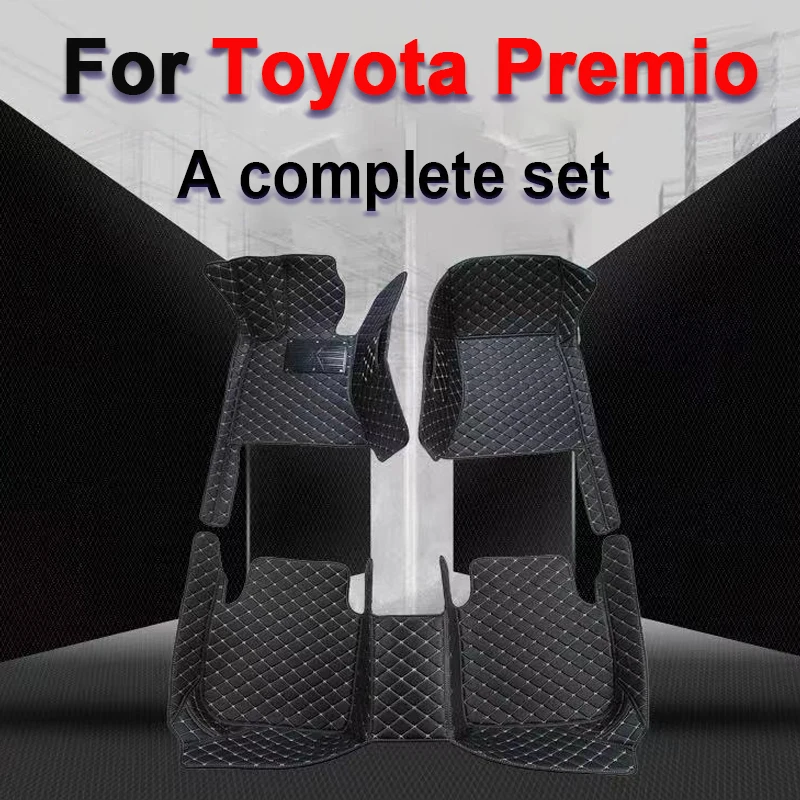 Car Floor Mats For Toyota Premio Allion T260 2007~2020 Waterproof Carpet Luxury Leather Mat Car Accessories Auto Rugs Full Set