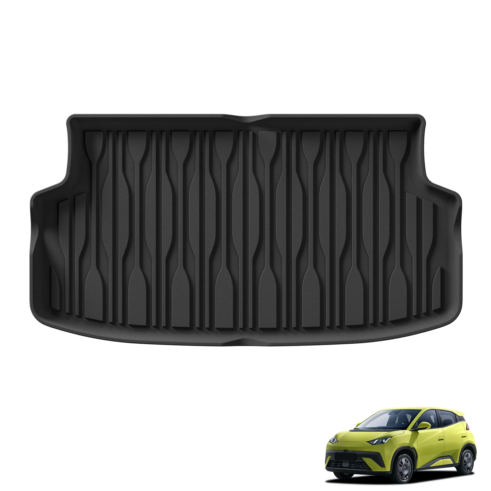 LUCKEASY Left/Right Drive for BYD Seagull/ATTO1 2025 Car Floor Mats Protective Pad Interior Accessories Waterproof Trunk Mat image 3
