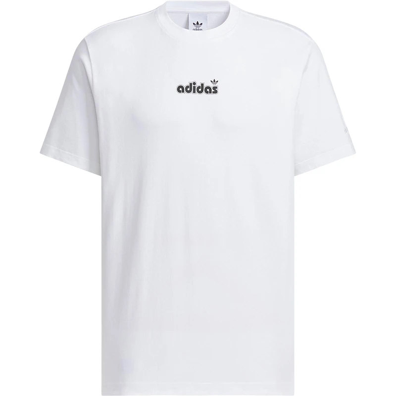 أديداس أوريجينالز للرجال كاجوال برقبة دائرية وأكمام قصيرة فضفاضة قابلة للتنفس JX2635 #5