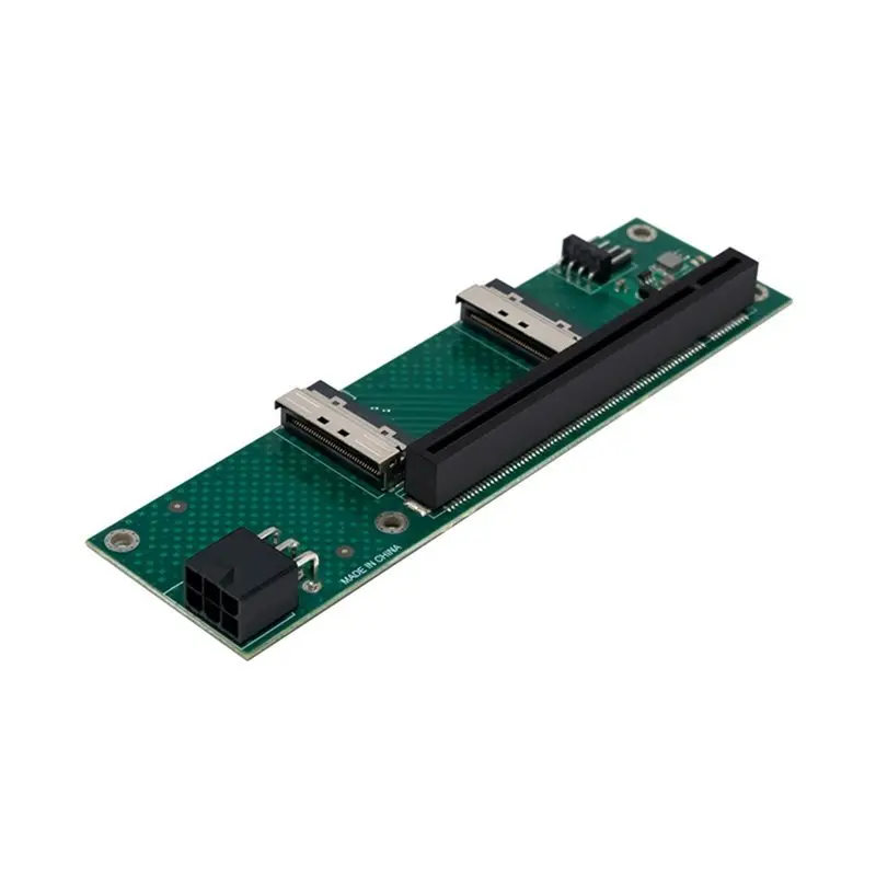 x64a-mcio-8i-pcie-50-x16-dual-port-adapter-board-dc-dc-step-down-power-supply-for-single-for-gpu-expansion