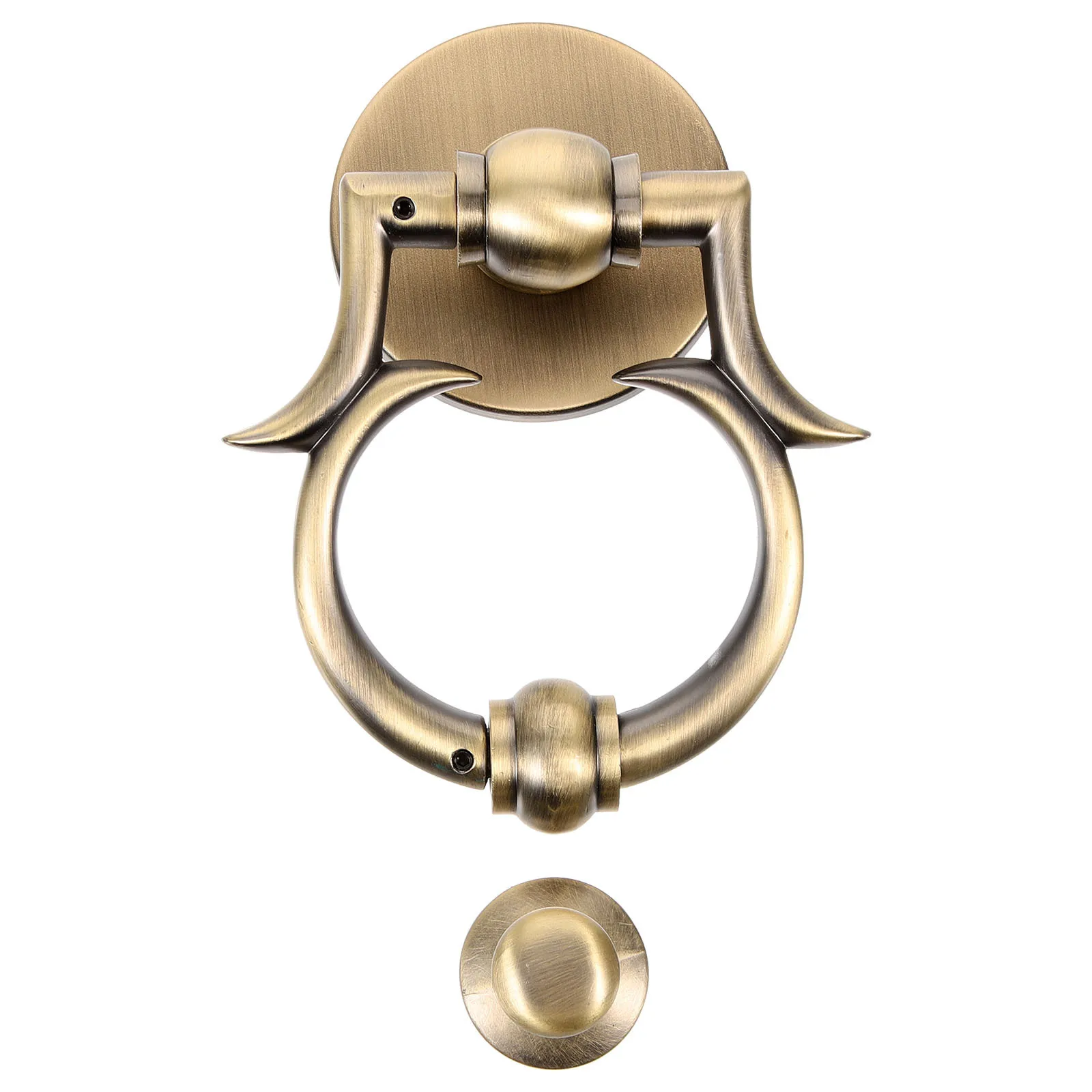 

Zinc Alloy Door Knocker Replacement Simple Secure Front Door Decor Hardware Classical Knockers Classical Knocker