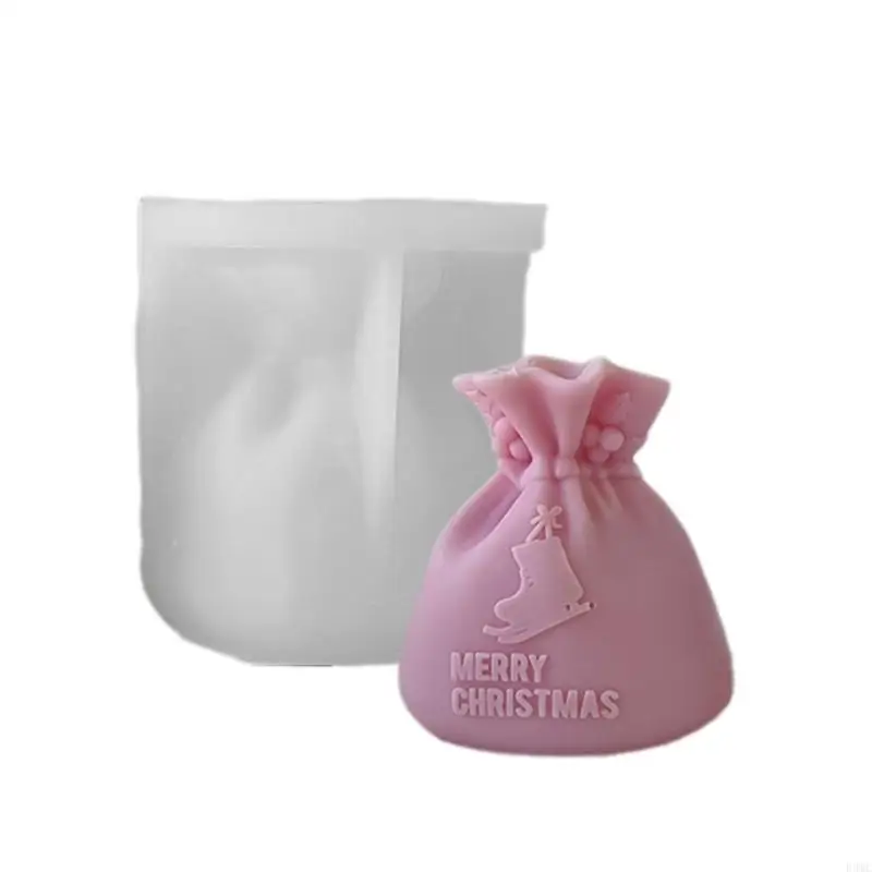 R3MC Nochebuena Adorno adornos Epoxi Molde haciendo jabón para fundición resina Decoraciones del hogar