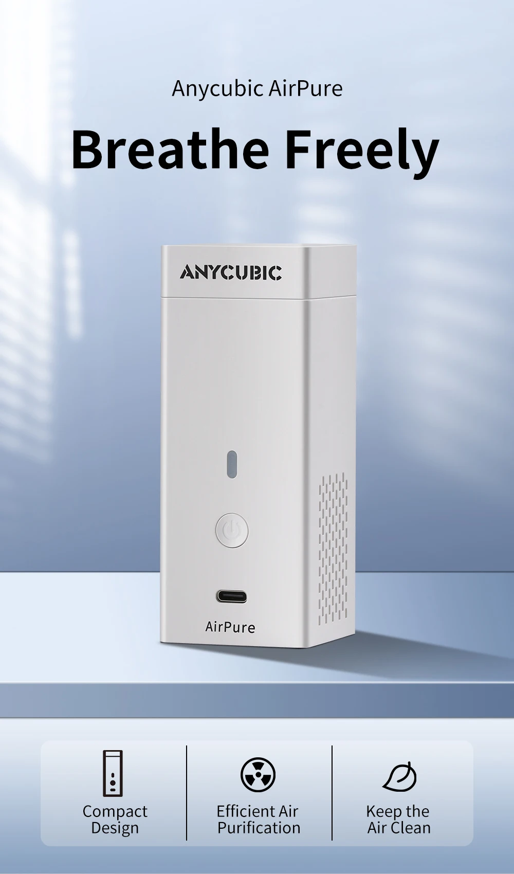 ANYCUBIC 3D-Drucker-Ersatzteile, Luftreiniger, 2 Stück/Set, Zubehör für 3D-Drucker der Photon-Serie, Photon LCD 3D-Drucker. – Detail 5
