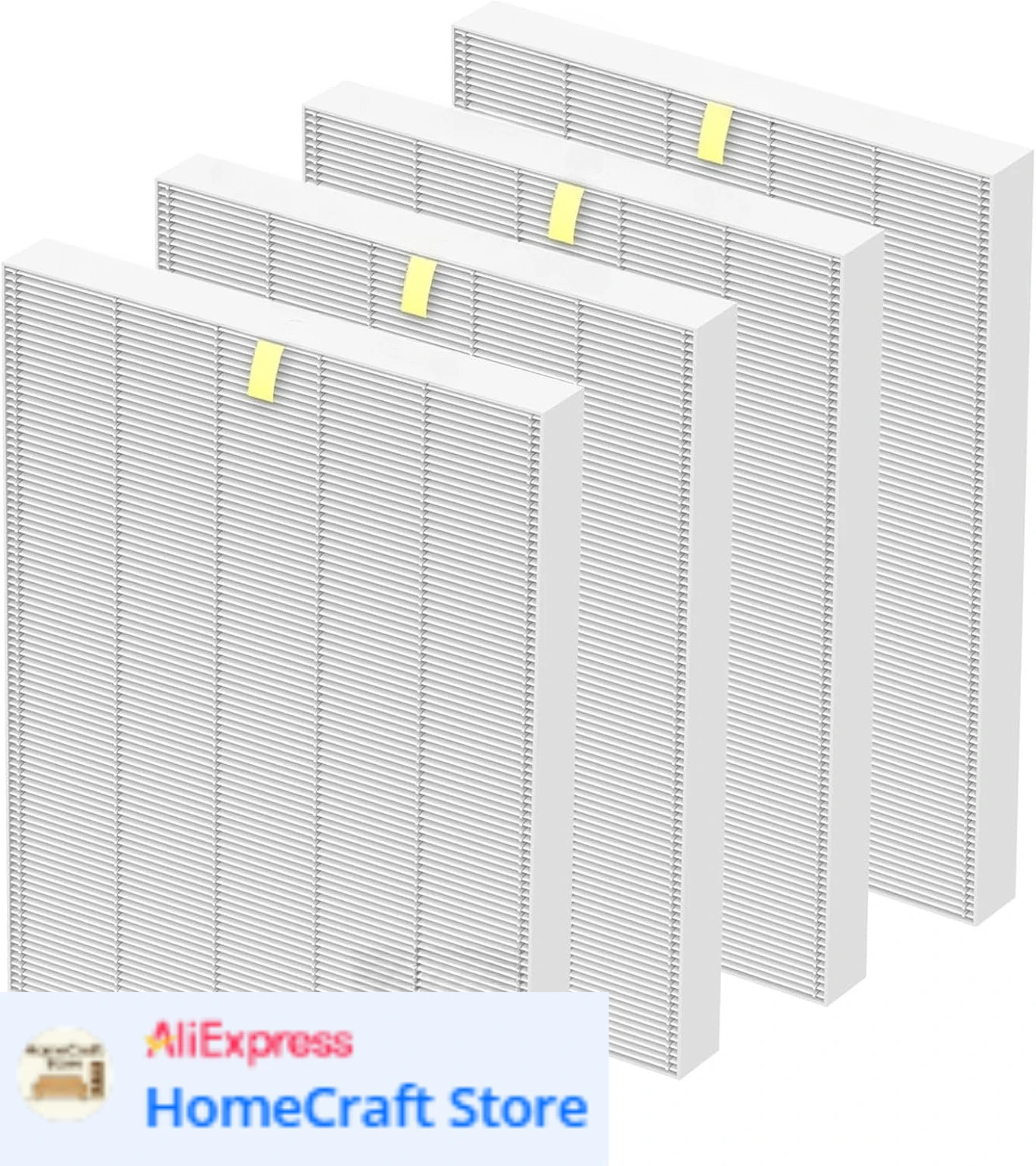 

Комплект из 4 сменных фильтров C545 True HEPA, совместимых с очистителями воздуха Winix C545, B151, P150, 9300, номер детали 1712-0096-00
