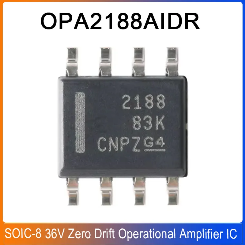 

5PCS OPA2188AIDR SOIC-8 OPA2188AID OPA2188 36V Zero Drift Operational Amplifier IC chip