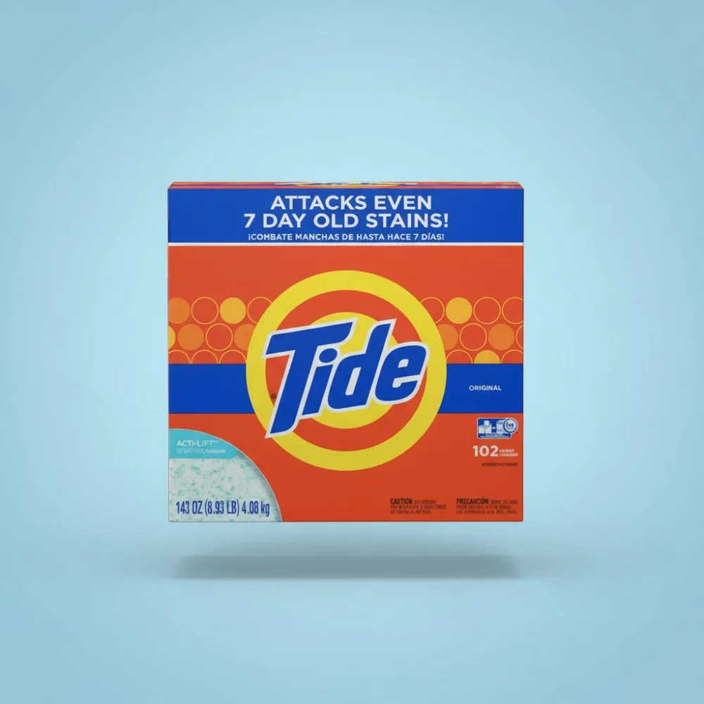 

Powerful Laundry Powder for All Fabrics - Quick-Dissolving, Stain-Removing, Fresh Scent - Ideal for Families and Busy Households